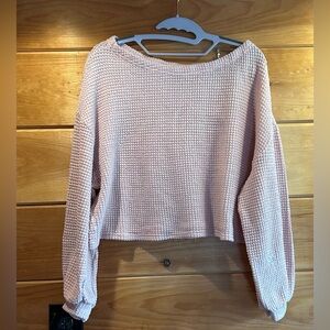 Women’s Sweater Crop Top L